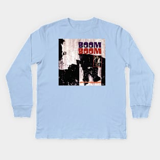 Boom Boom This Is My Blues Vibes Kids Long Sleeve T-Shirt